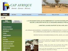 Tablet Screenshot of cap-afrique.com